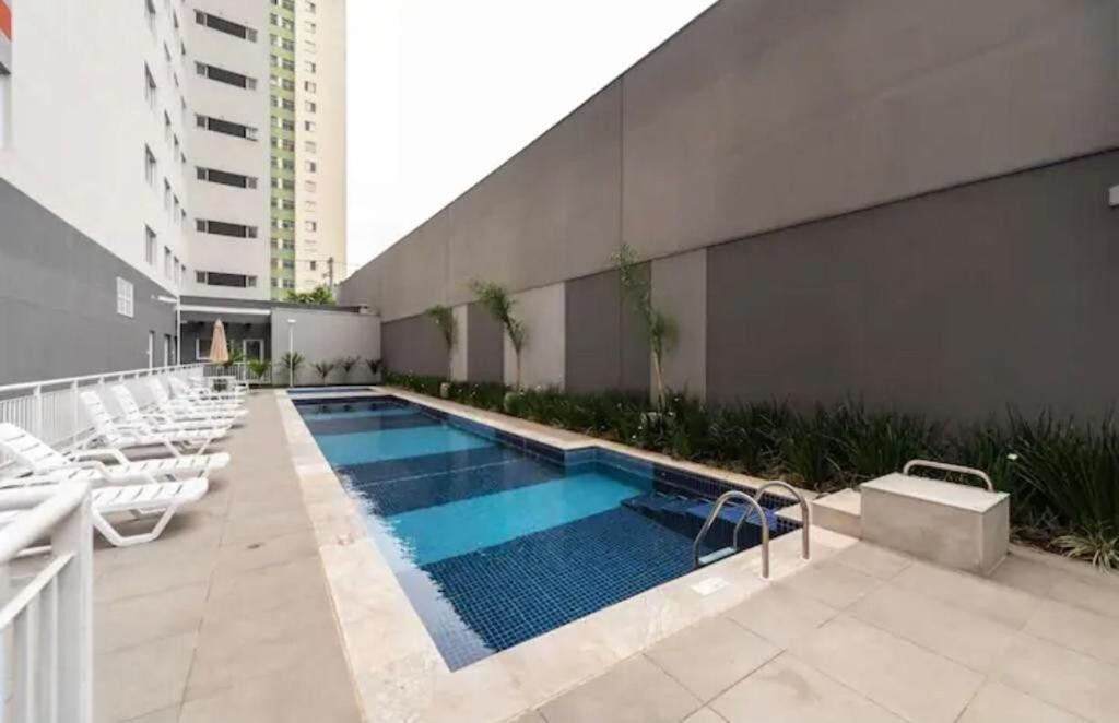 Refinado Studio No Bras Com Piscina/Metro Bras เซาเปาโล ภายนอก รูปภาพ