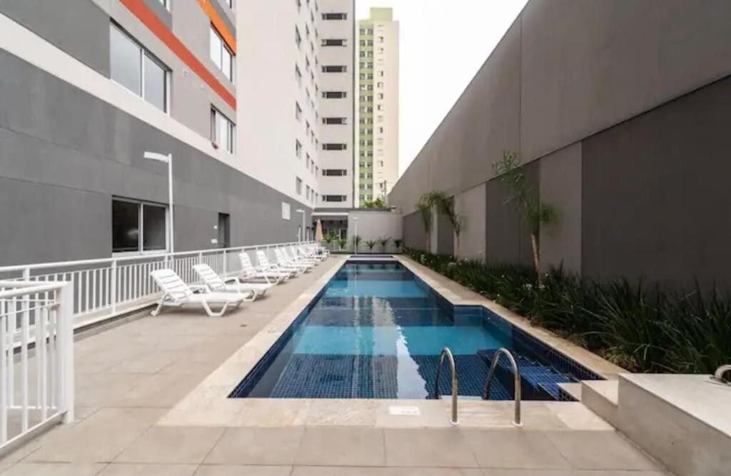 Refinado Studio No Bras Com Piscina/Metro Bras เซาเปาโล ภายนอก รูปภาพ