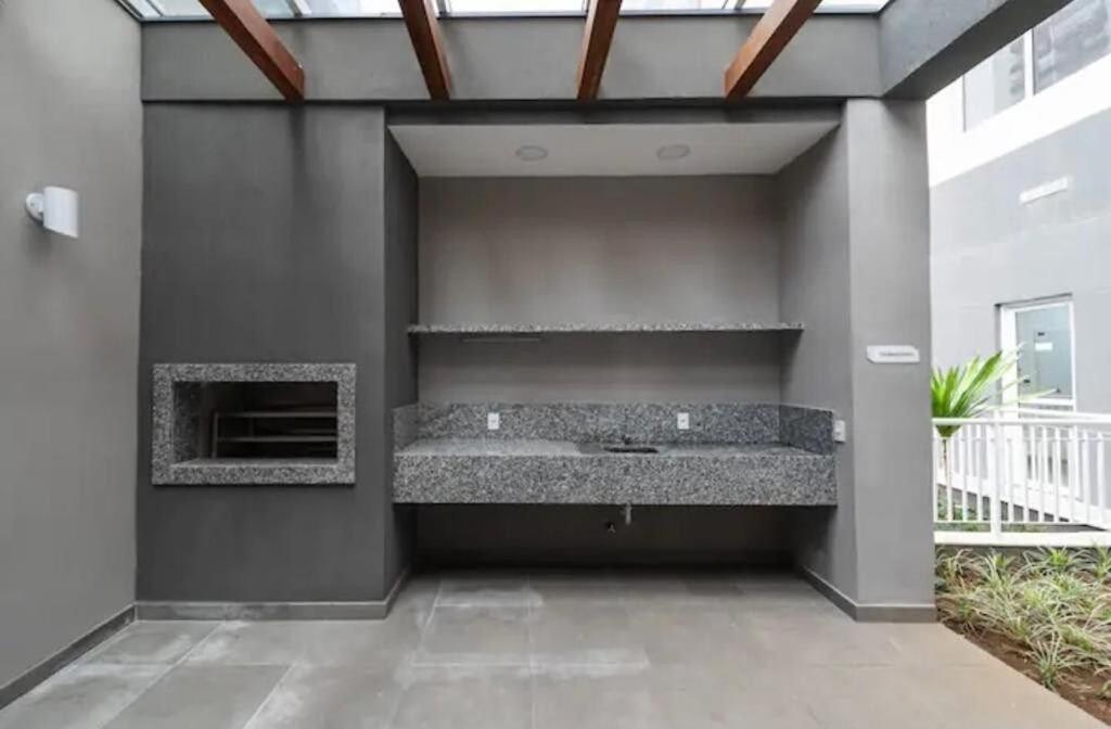 Refinado Studio No Bras Com Piscina/Metro Bras เซาเปาโล ภายนอก รูปภาพ